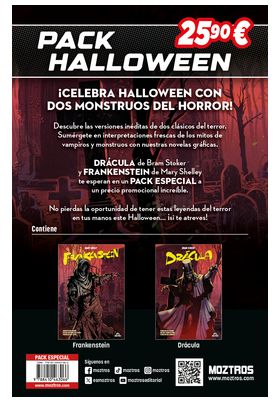 PACK HALLOWEEN DRACULA & FRANKENSTEIN