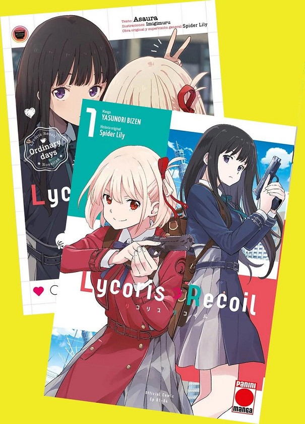 PACK LYCORIS RECOIL - NOVELA  + MANGA 1 + FIGURA